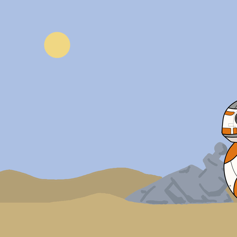 Starwars pegada cute GIF Find on GIFER