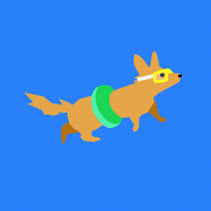 Swimming dog fun GIF on GIFER by Mikarg