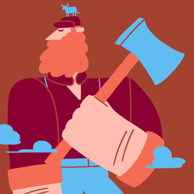 Axe lumberjack legend GIF Find on GIFER