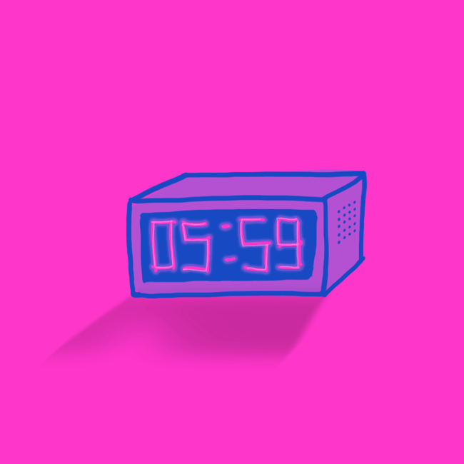 GIF alarm clock 5am work animated GIF on GIFER