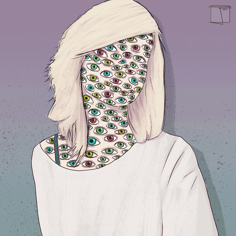 Psychedelia phazed girl GIF Find on GIFER