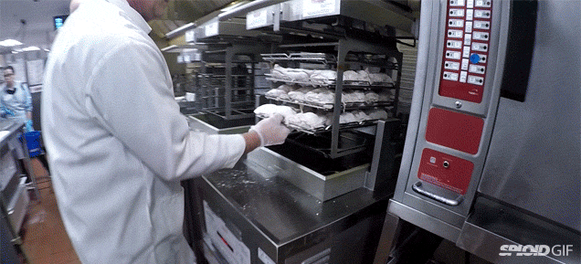 GIF cooking chicken interesting animated GIF on GIFER