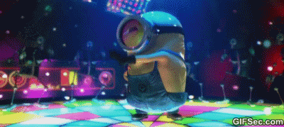 Disco baby minions GIF Find on GIFER