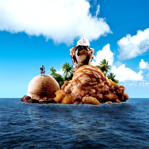 Desert stranded dessert GIF on GIFER by Mikarg