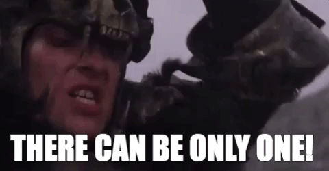 GIF highlander there can only be one there can be only one - animated