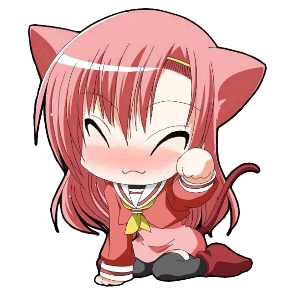 Kawaii neko girl cute anime girls GIF on GIFER by Peath