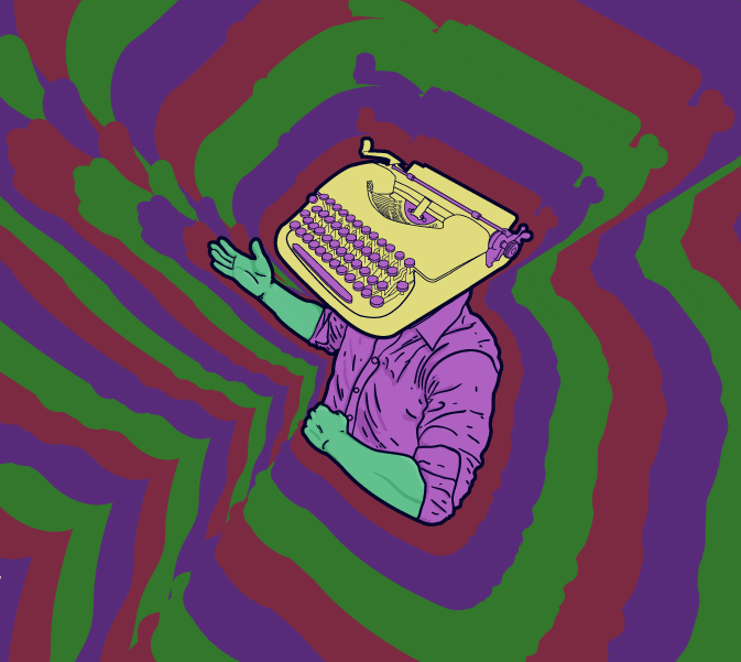 Typewriter Head (original content) r/gifs