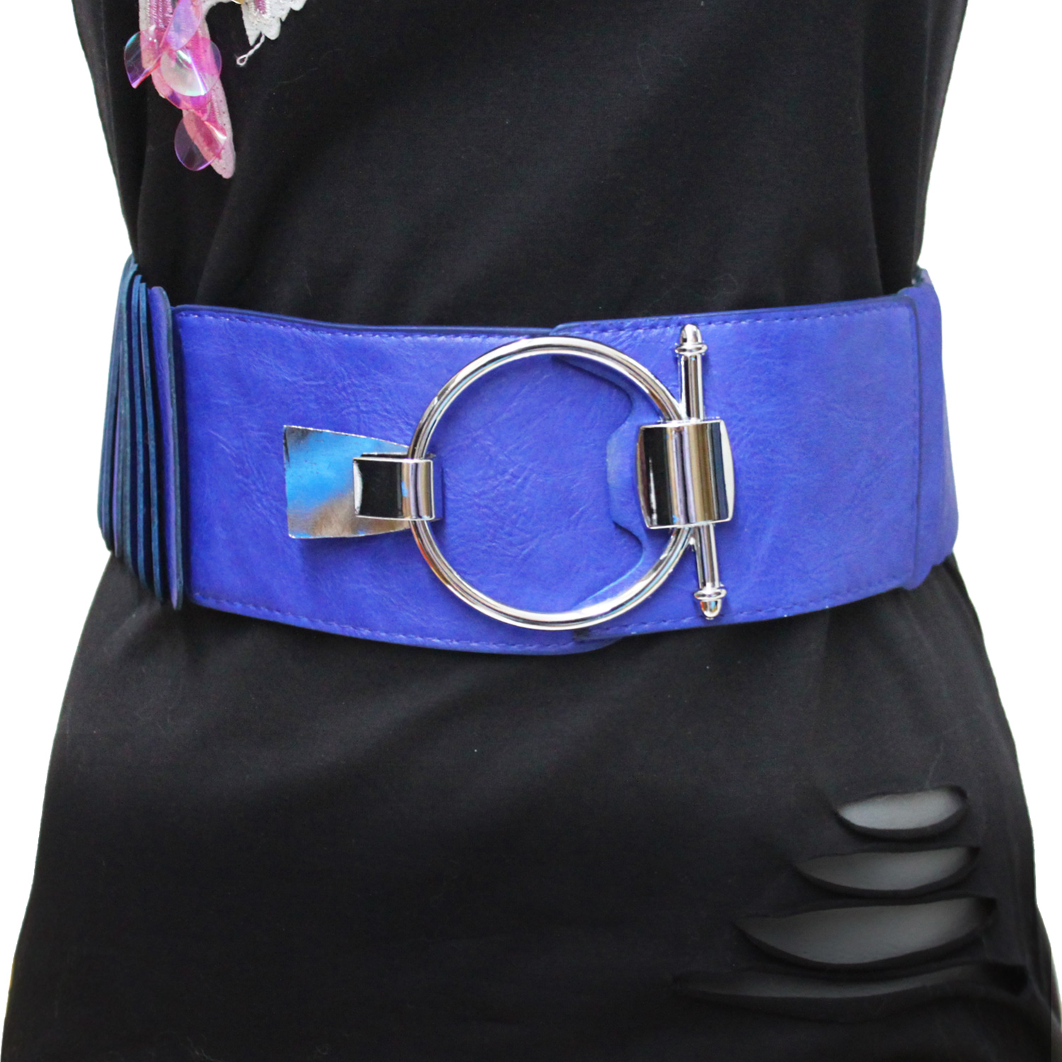 Glamexx24 Damen Taillengürtel 8cm Elastischer gürtel breiter Hüftgürtel