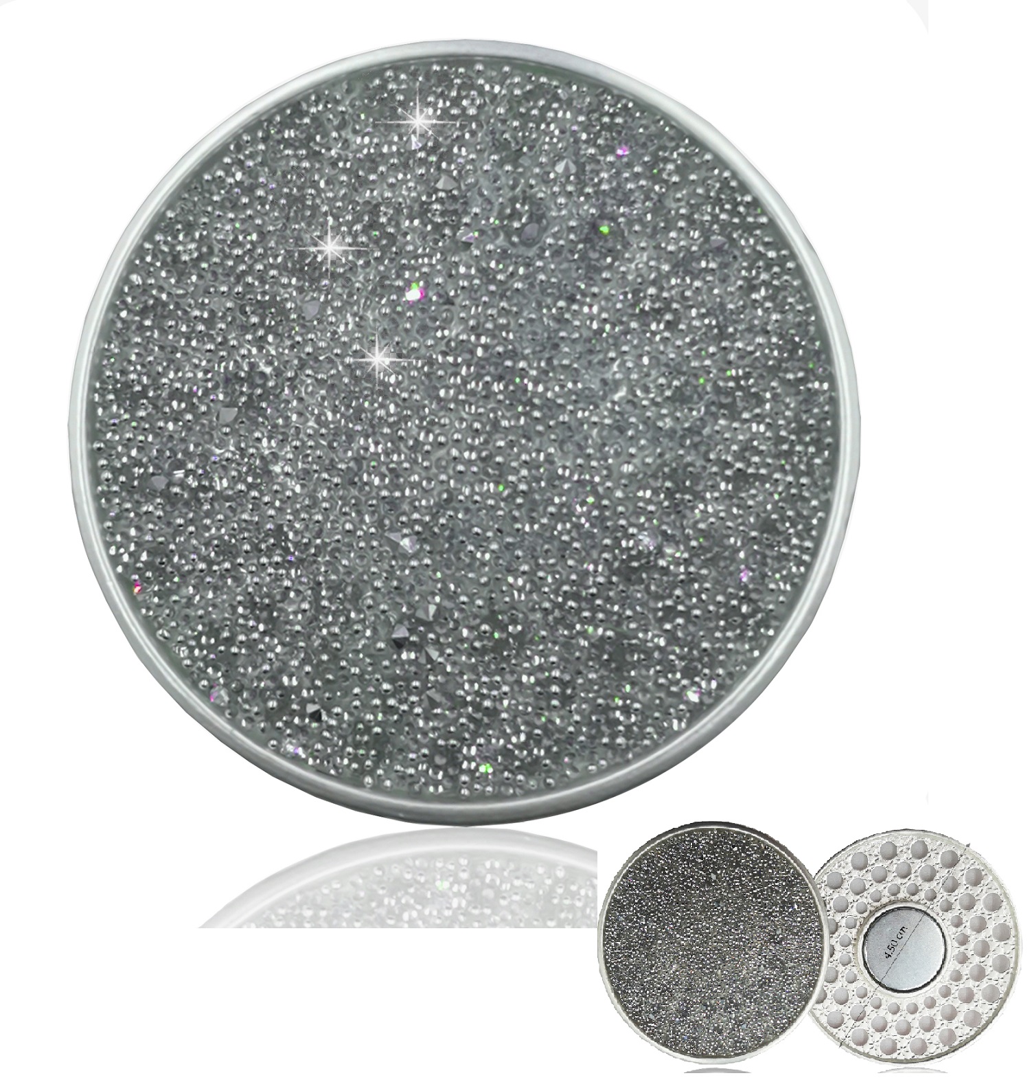 GOGO Brosche Schmuck Anhänger Button für Kleider Schals Poncho