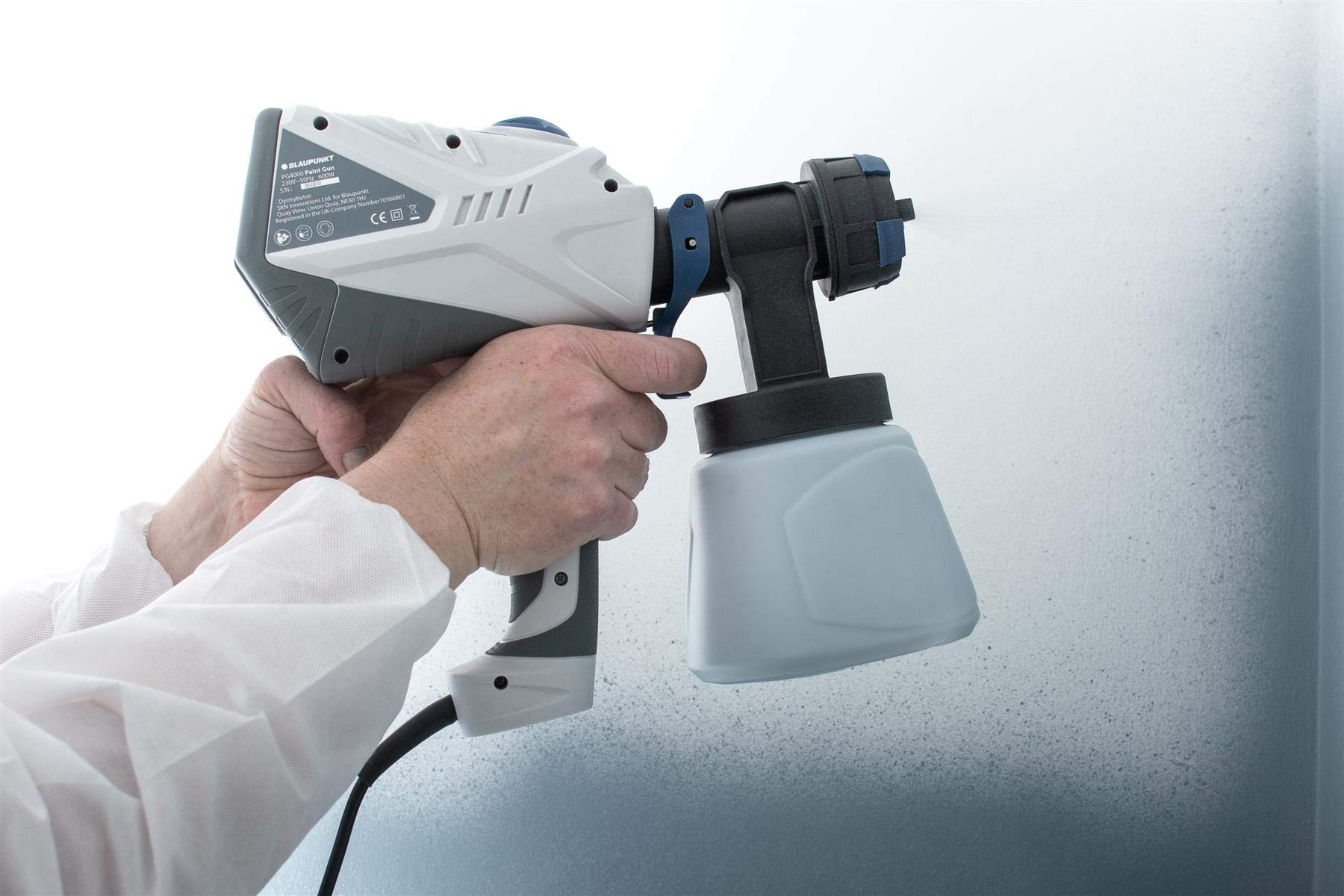 Blaupunkt Pistolet à Peinture Electrique PG4000 600W Pulvérisateur