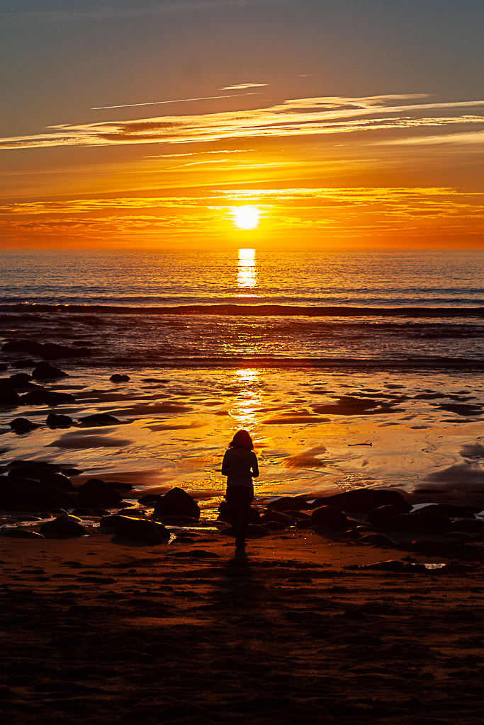 Canon EF 70200 f/4.0 L USM Couché de soleil sur Quiberon