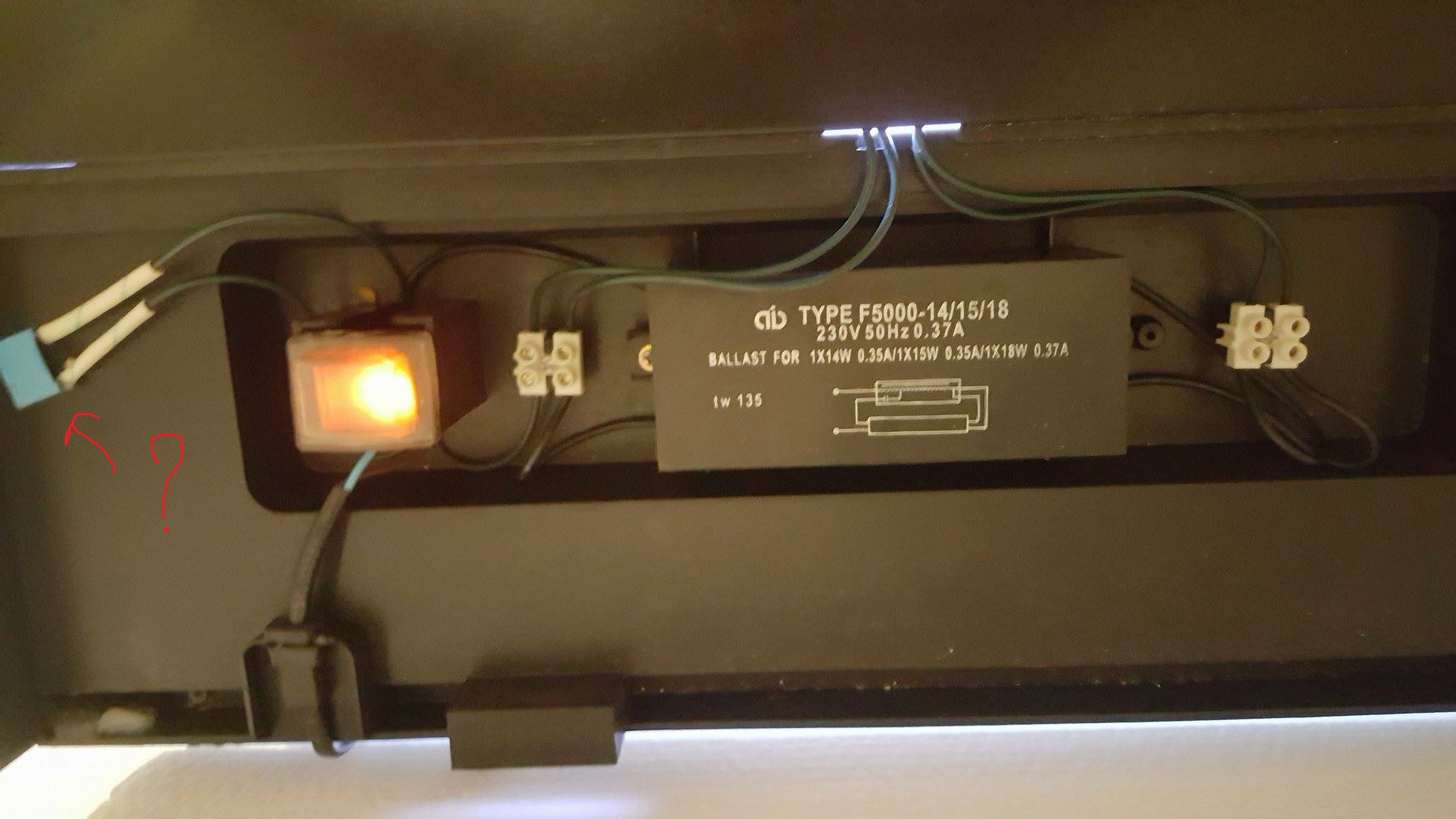 Changement de Ballast pour néon