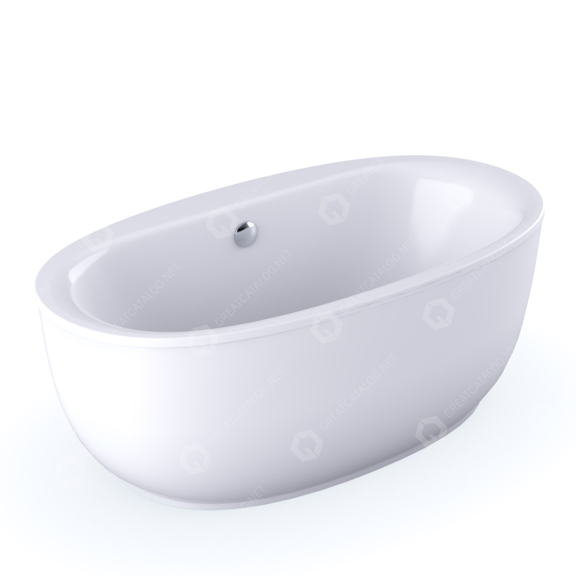 Bathtub Kohler K6369 Sunstruck 3D model GreatCatalog 569