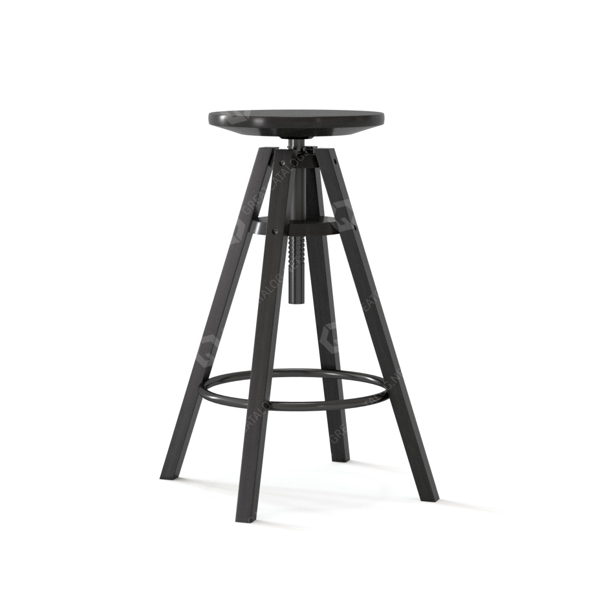 Bar Stool IKEA Dalfred 3D model GreatCatalog 2224