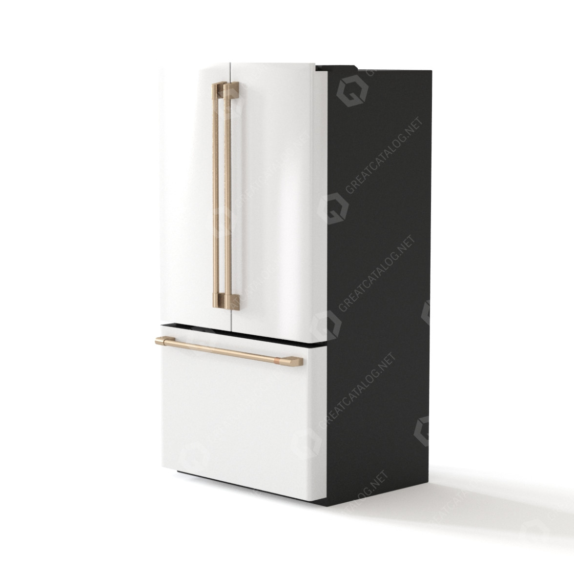 Refrigerator Cafe Energy star 3D model GreatCatalog 2235