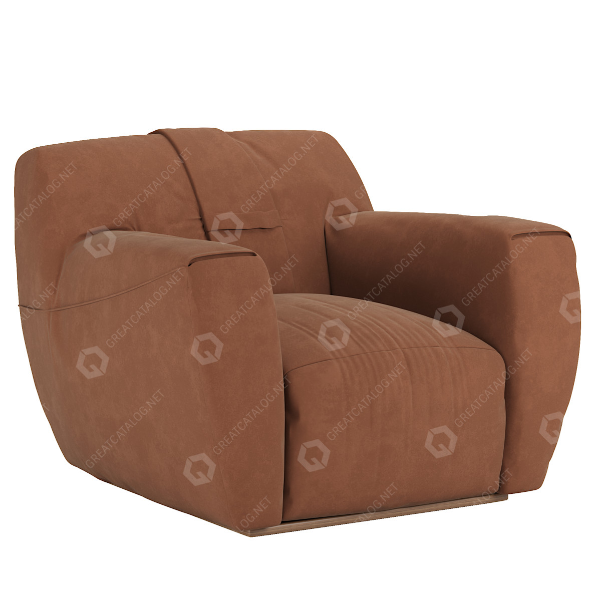 Armchair Natuzzi Argo 3D model GreatCatalog 20335
