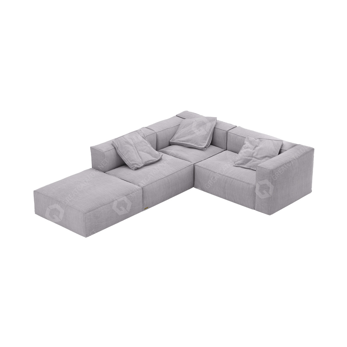 Sofa Frankof Belfast Corner 3D model GreatCatalog 2715