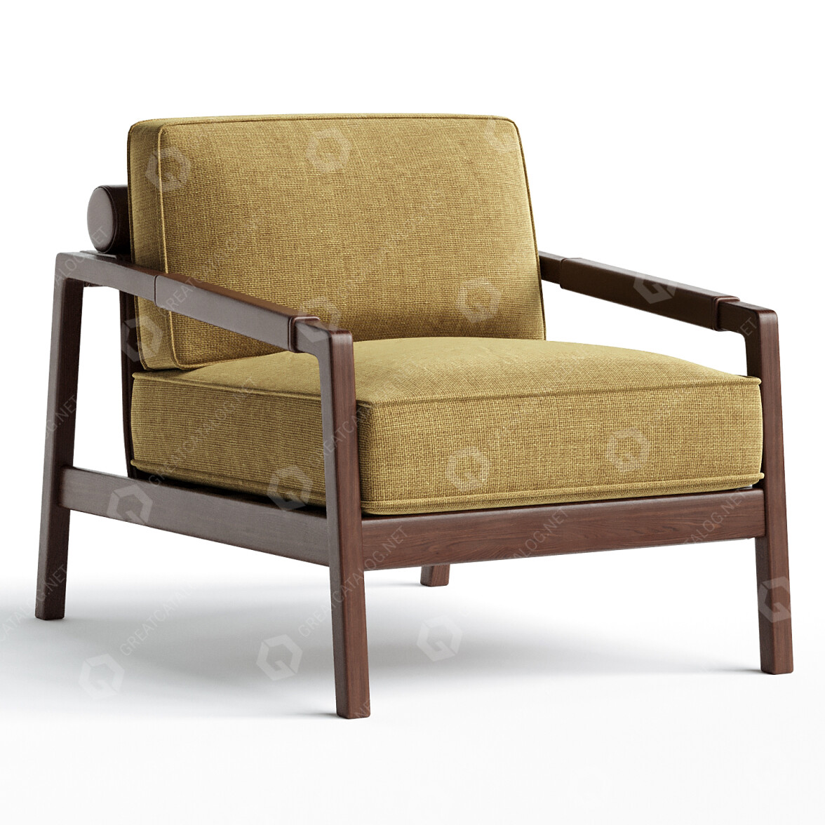Armchair Fendi Casa Kathy Designed by Palomba Serafini 3D model