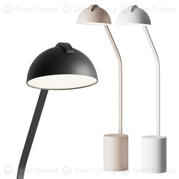 Floor Lamp Kettal Half Dome Overhang (Motion Activated) 3D model