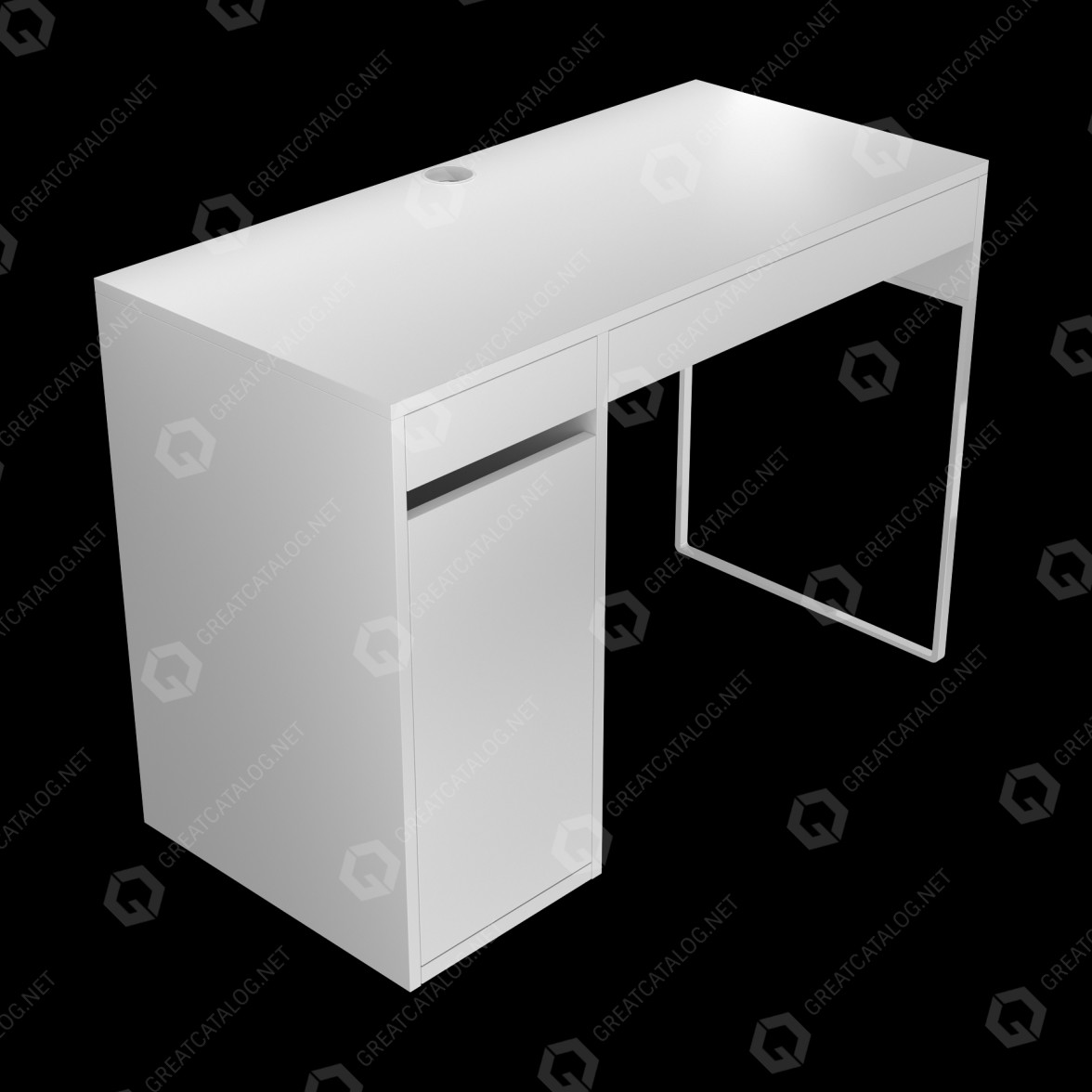 Desk IKEA Micke Мiкке 3D model・Download 3D models