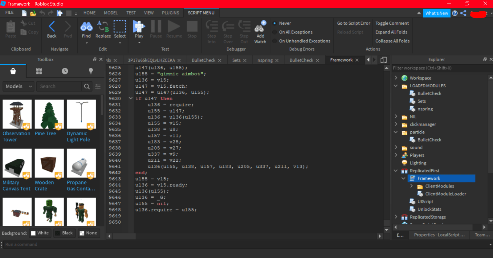 How To Prevent A Localscript From Being Decompiled roblox replicate v3rm site v3rmillion.net