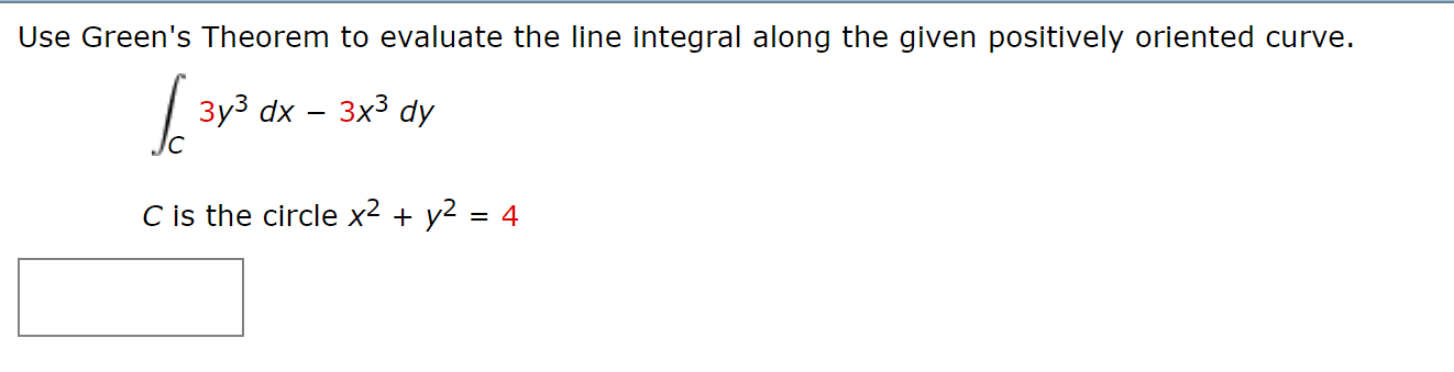 Solved Use Green's Theorem To Evaluate The Line Integral