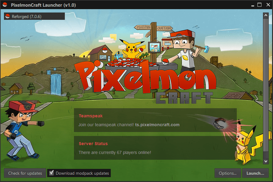 PixelmonCraft Launcher PixelmonCraft Pixelmon Server