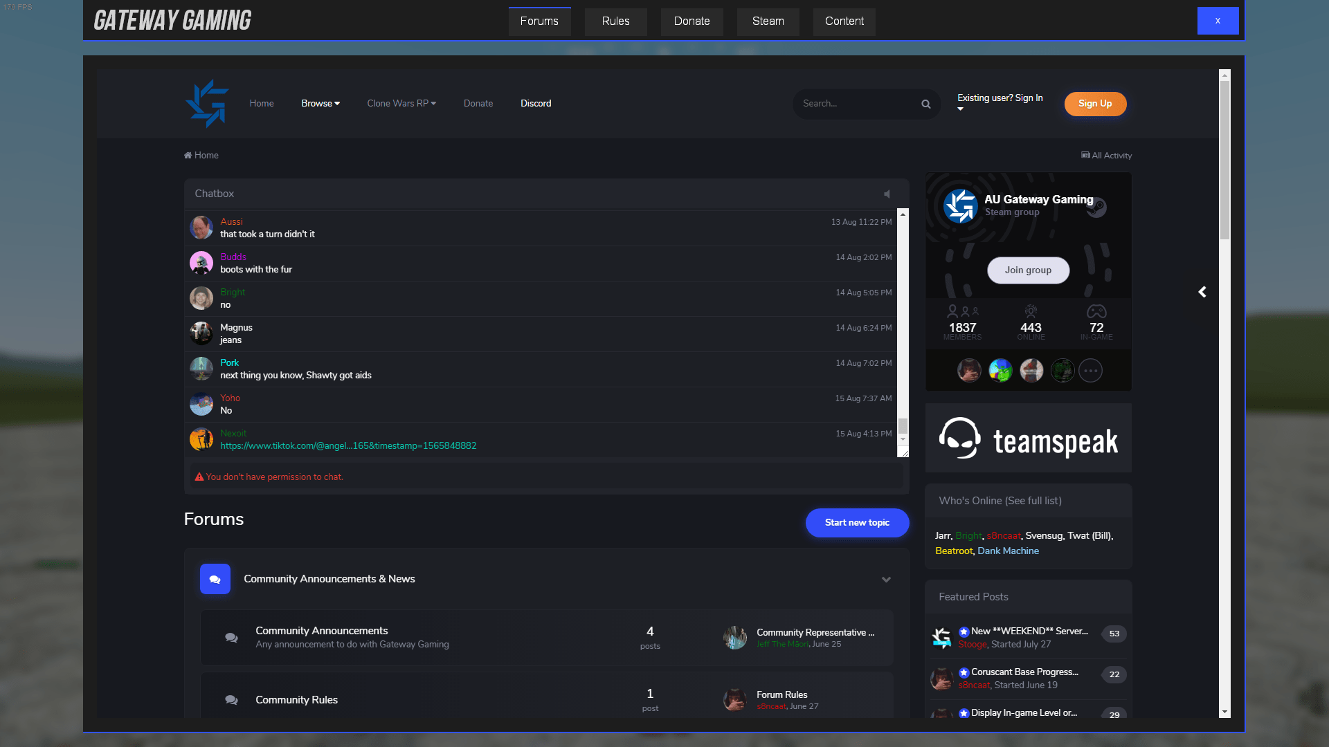 Clone Wars RP Development Changelog 16/08/19 Server Changelog