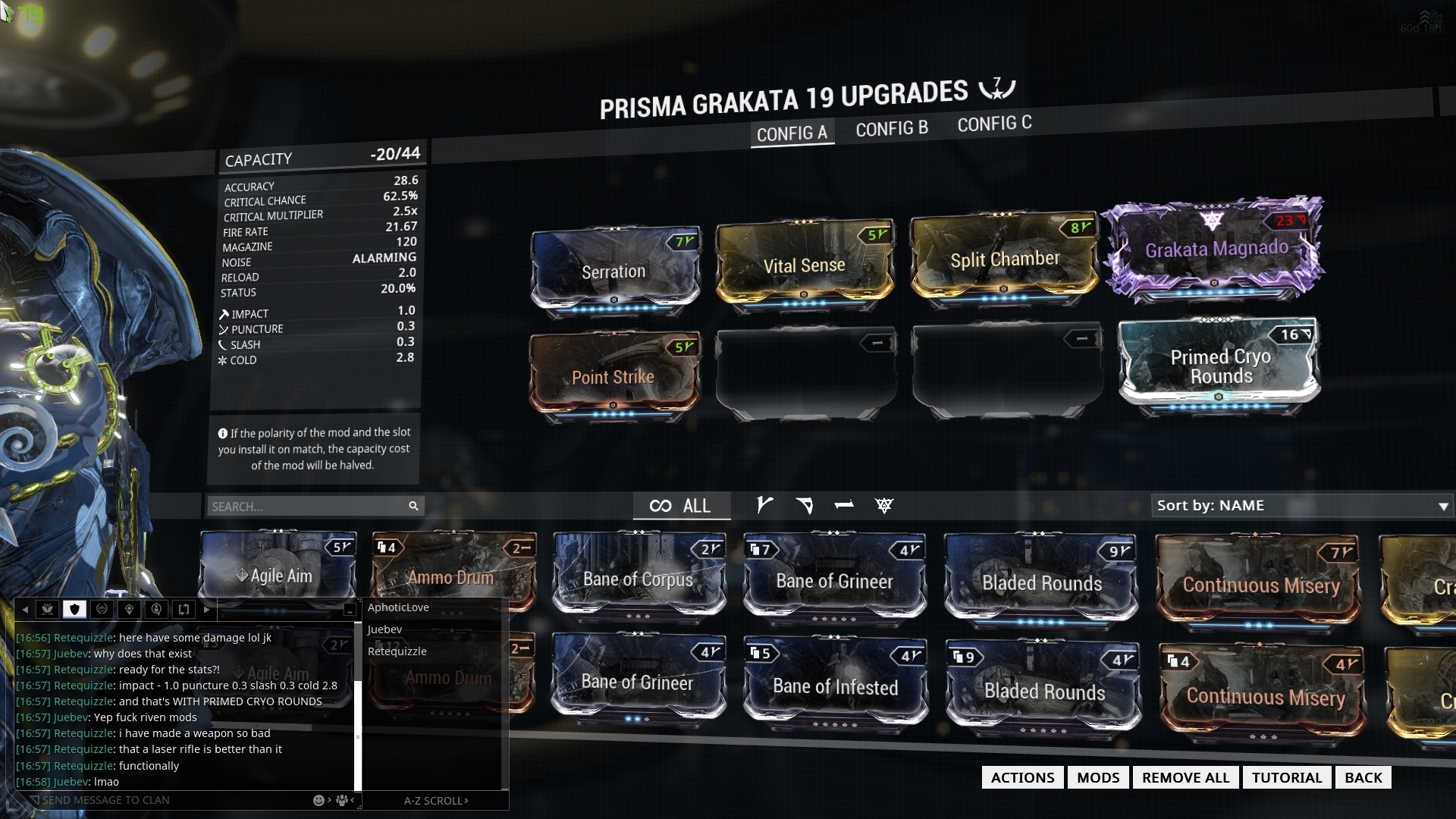 Worst Riven Mods Page 2 General Discussion Warframe Forums