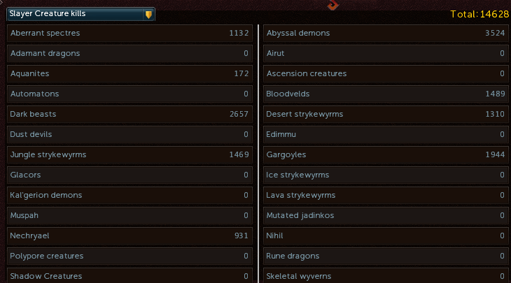 99 Slayer [Showing 199 bank + stats] Feel free to ask me any questions. RSDarkscape