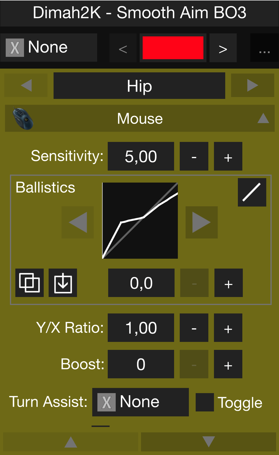 CODBO3 Smooth aimassist & recoil management