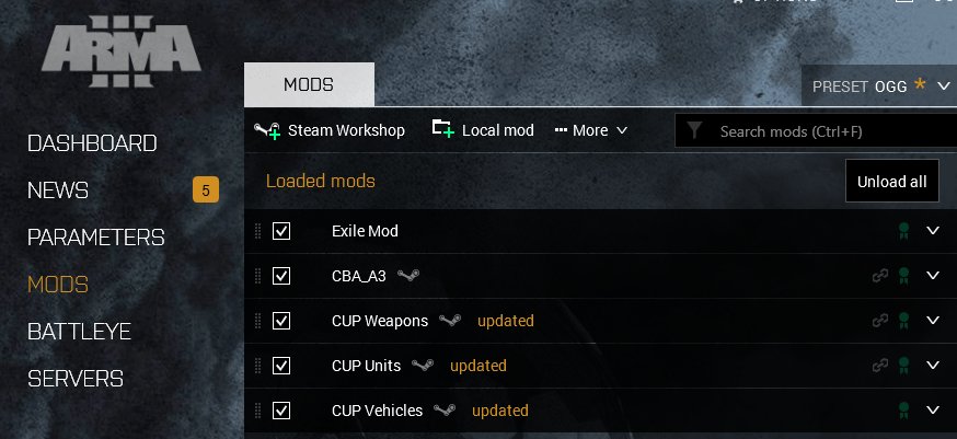 Arma 3 Installation PVE Exile Old Guys Gaming