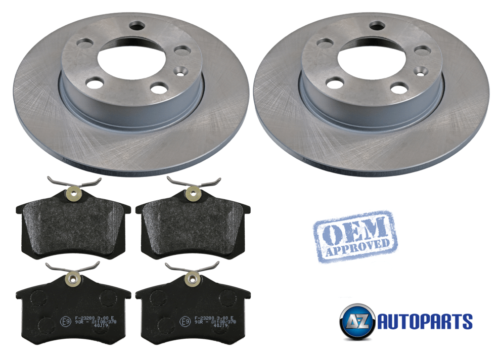 For Skoda Octavia MK1 199603 / Fabia 200007 Rear Brake Discs and