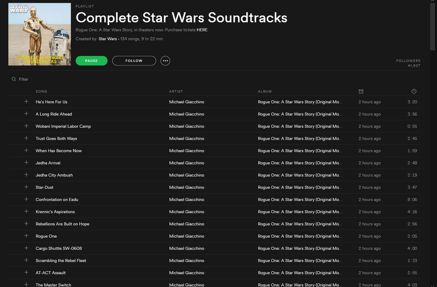 Complete Star Wars Soundtrack Finally on Spotify! r/StarWars