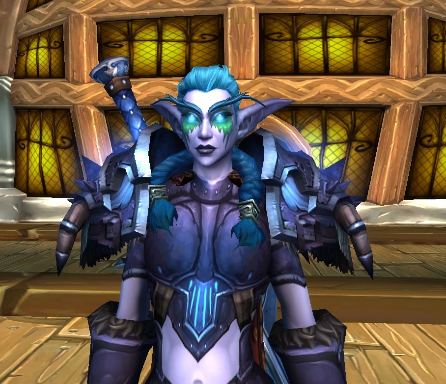 I guess the Night Warrior eyes work even as a Death Knight wow