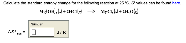 Solved Calculate The Standard Entropy Change For The Foll...