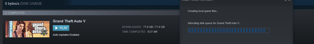 My Pc Gets Stuck On "Allocating Disc Space" : R/Steam