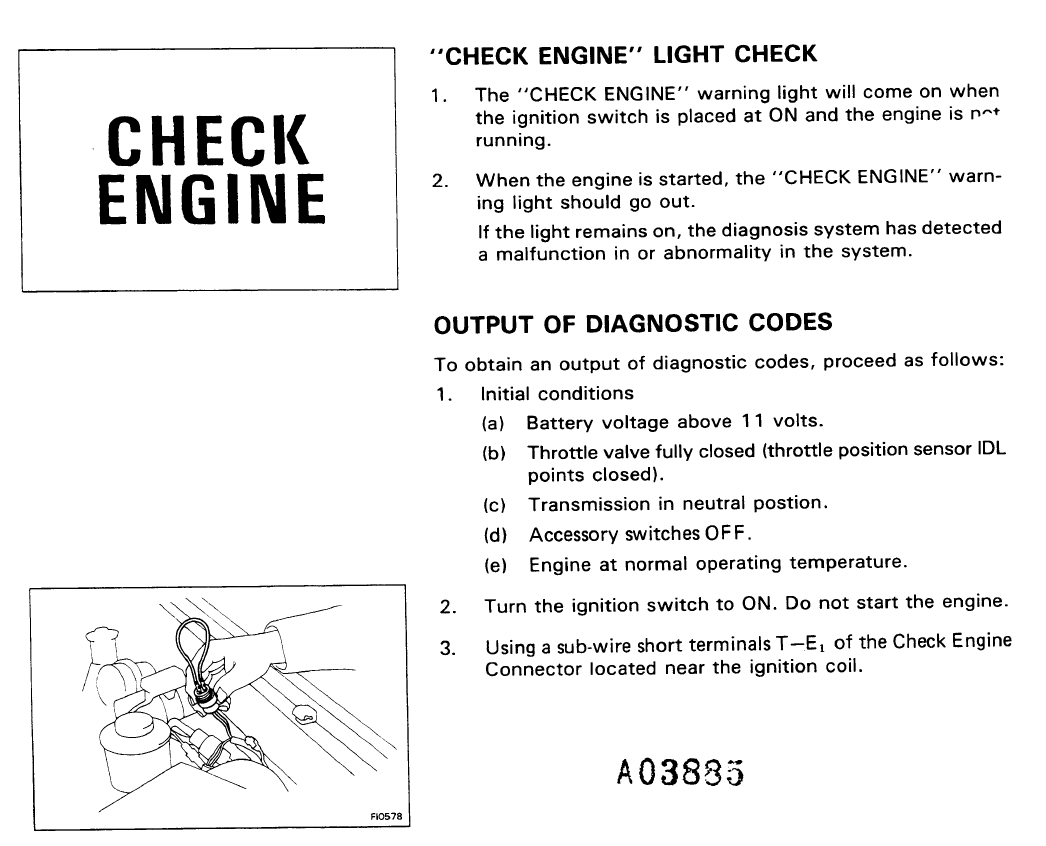 1995 Toyota Tacoma Check Engine Light Codes | Shelly Lighting