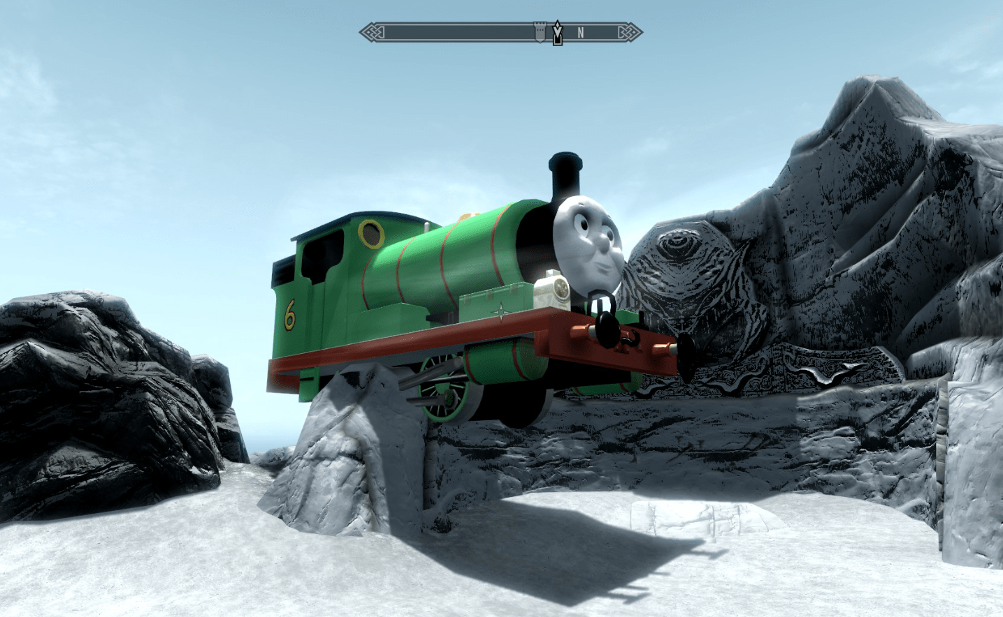Installing the Thomas the Tank Engine mod for Skyrim was the best idea
