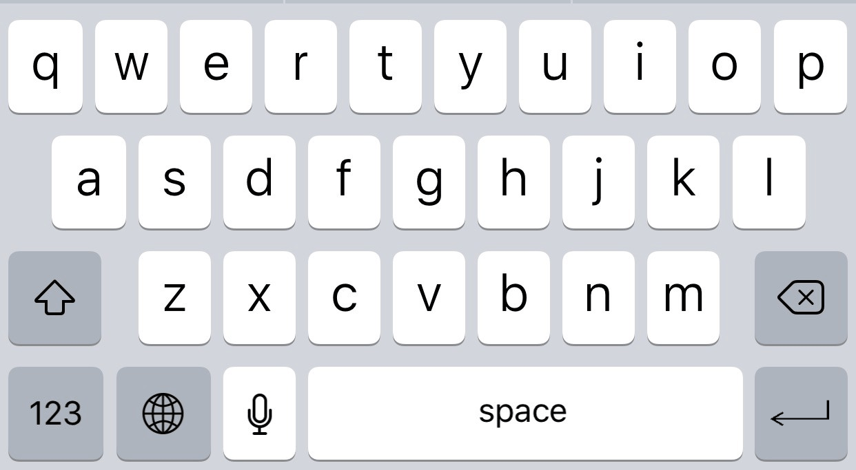 Rethinking the iOS keyboard's somewhat cramped spacebar r/iphone