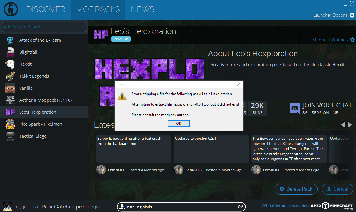 Everyone Listen, There's an unofficial Hexxit 2. Hexxit