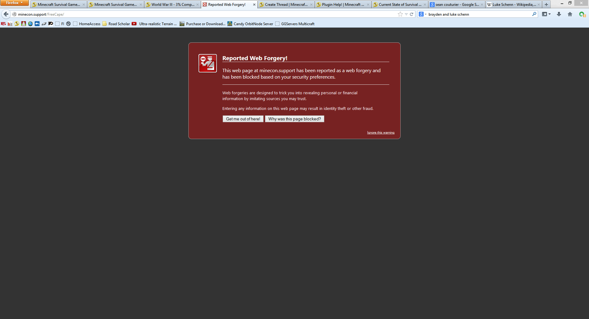 Minecon Cape FRAUD! MCGamer Network