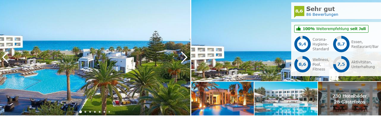 Grecotel Creta Palace 5* (mit kostenfreiem Storno bis 14 Tage vor