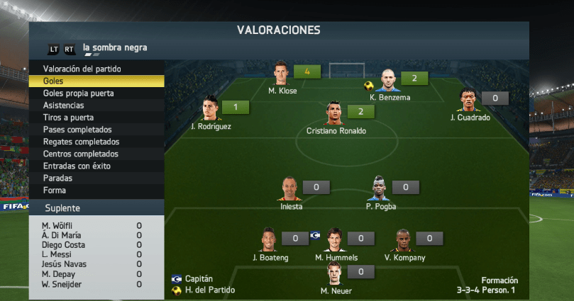 [Bug] Formaciones FIFA 14 Ultimate Team
