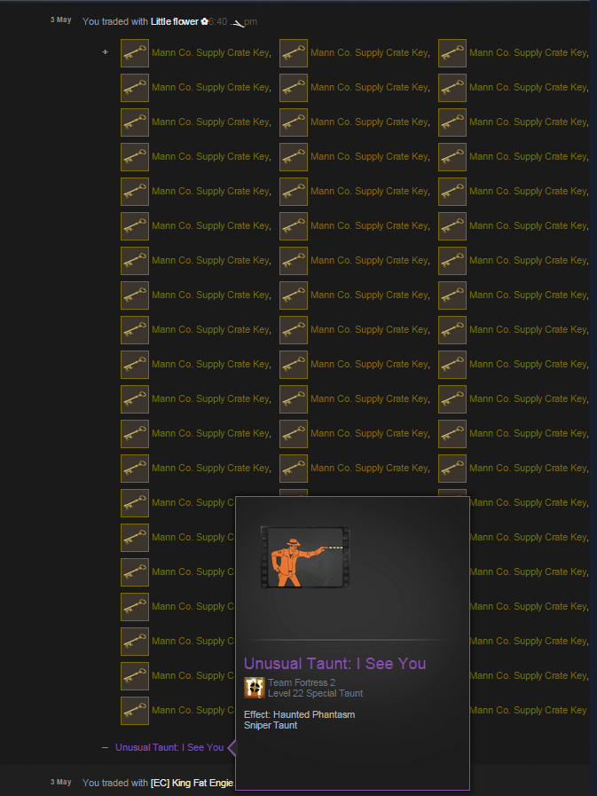 Haunted Phantasm Taunt I See You backpack.tf