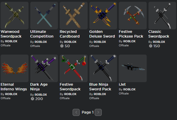 5 Best Pieces Of Melee Gear In Roblox roblox classic swords