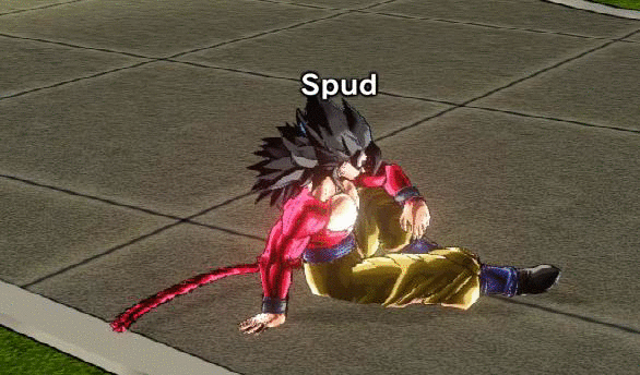 [Semi Release] SS4 CaC lobby tail animations Dragon Ball Xenoverse Mods