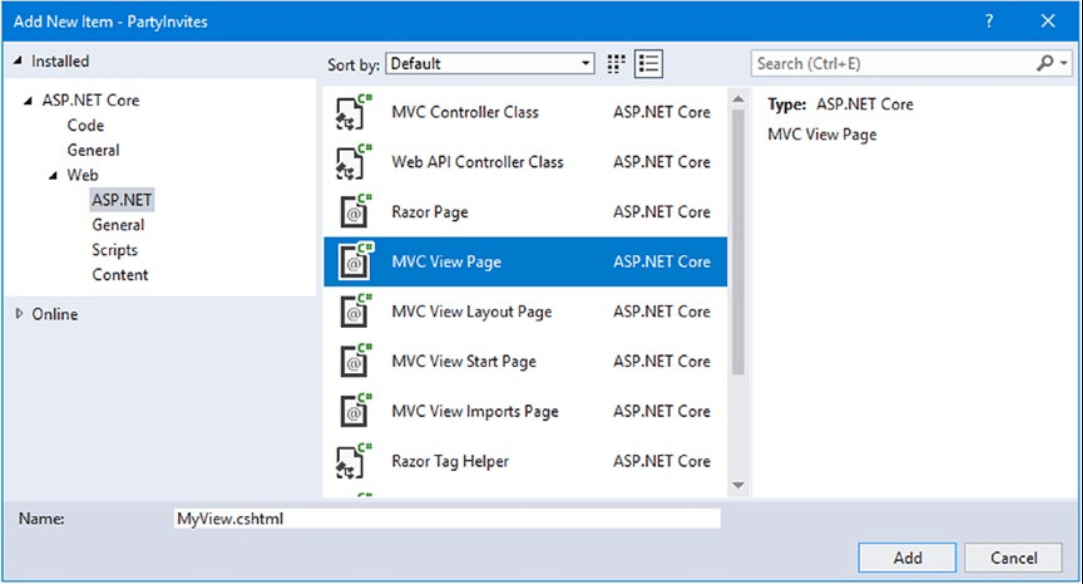 Why are some of the Core MVC stuff missing in my Visual Studio 2017?