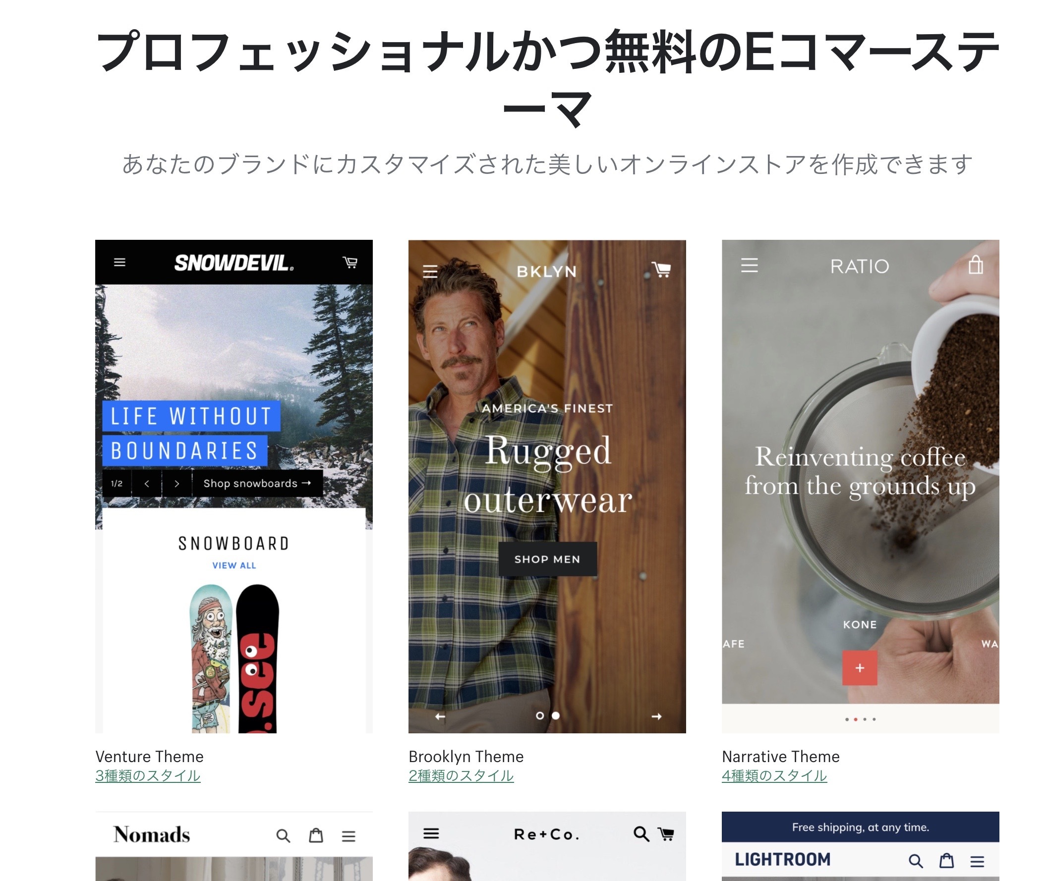 Shopify（ショッピファイ）の使い方 機能やショップ開設方法、メリット・デメリットも紹介