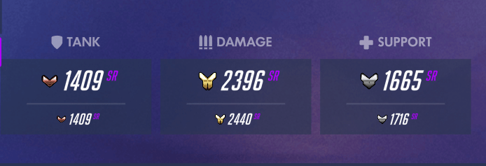 Bronze Tank/Gold Damage/Silver support 1 golden gun free EpicNPC Marketplace